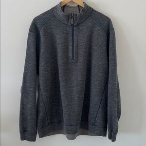 Tommy Bahama Flip Shore Reversible Quarter Zip Sweatshirt Size XL